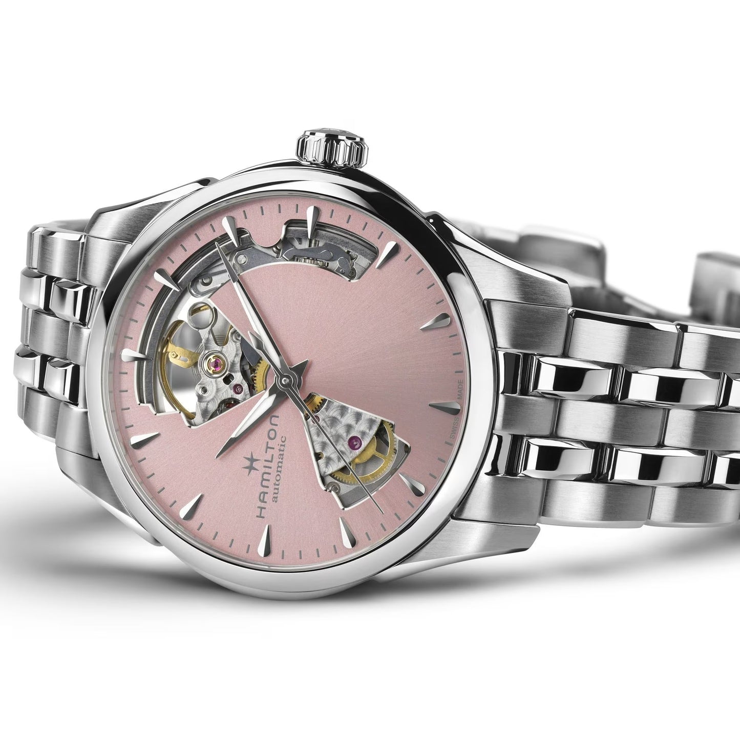 OROLOGIO HAMILTON JAZZMASTER OPEN HEART LADY AUTO 36 MM - H32215170 - Details