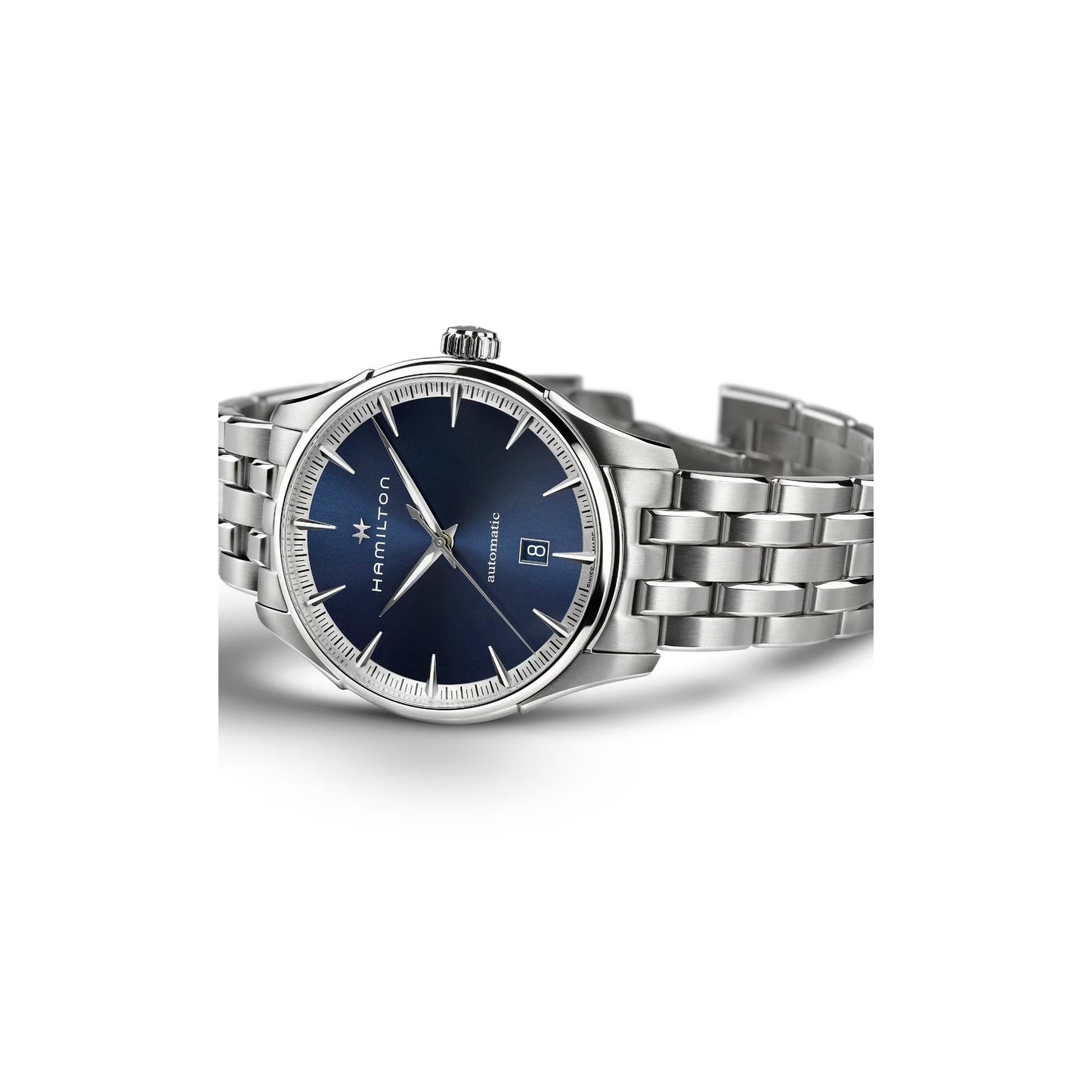 OROLOGIO HAMILTON JAZZMASTER AUTO 40 MM BLU - H32475140