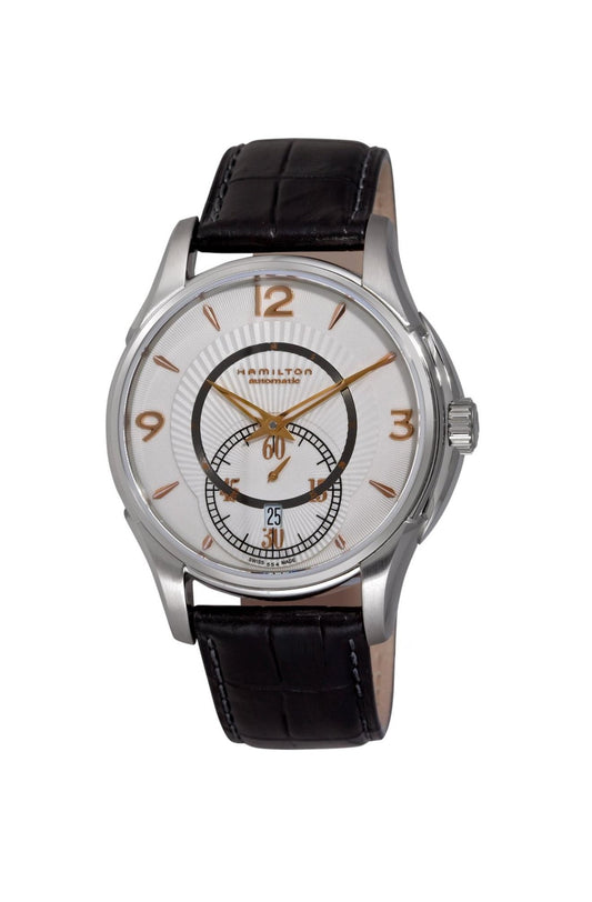 OROLOGIO HAMILTON JAZZMASTER AUTO SILVER/NERO/PVD ORO ROSA - H32555755