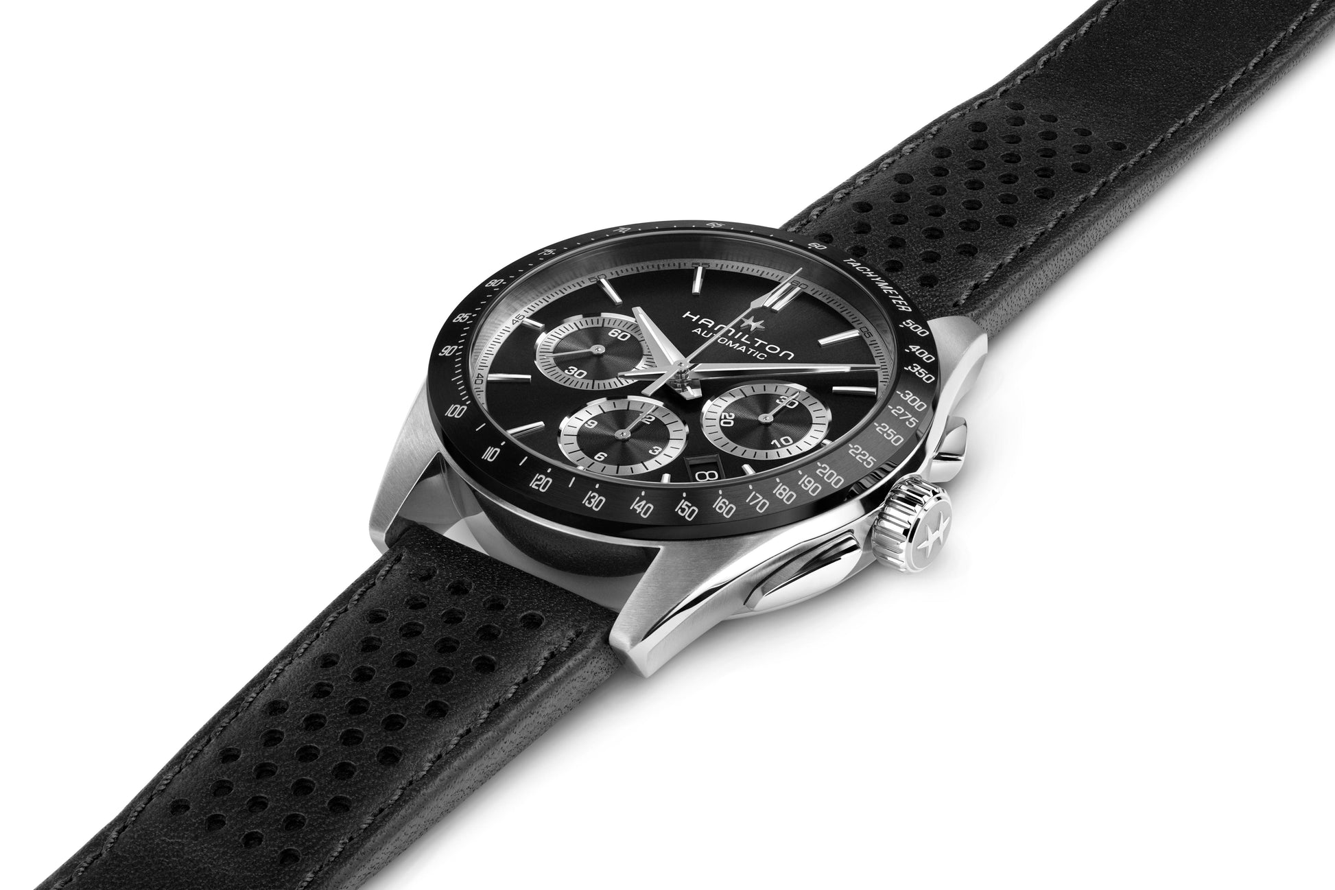 OROLOGIO HAMILTON JAZZMASTER PERFORMER AUTO CHRONO 42 MM NERO - H36606730