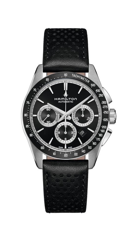 OROLOGIO HAMILTON JAZZMASTER PERFORMER AUTO CHRONO 42 MM NERO - H36606730