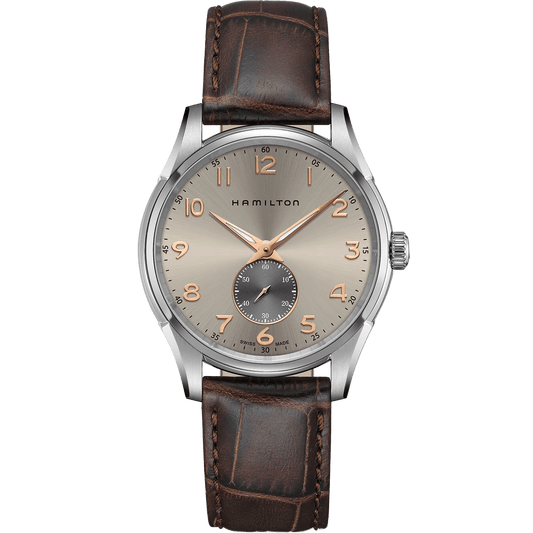 Orologio Hamilton Jazzmaster Thinline Small Second Quartz 40 mm Champagne