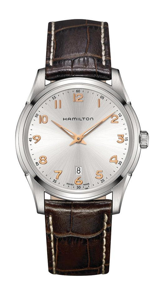 Orologio Hamilton Jazzmaster Thinline Quartz 42 mm Silver/Pvd Oro