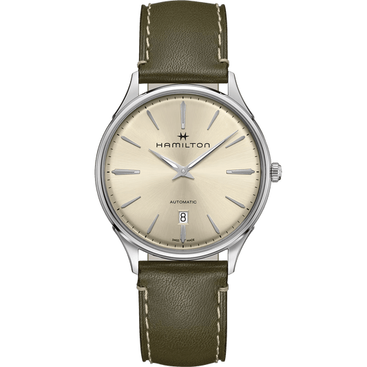 Orologio Hamilton Jazzmaster Thinline Auto 40 mm Champagne