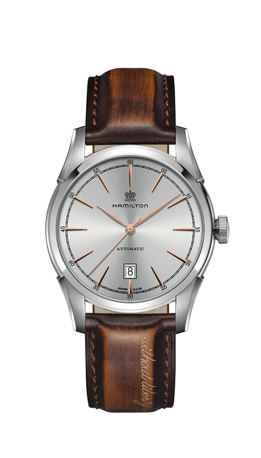 Orologio Hamilton American Classic Spirit Of Liberty Auto 42 mm Silver Pvd Oro