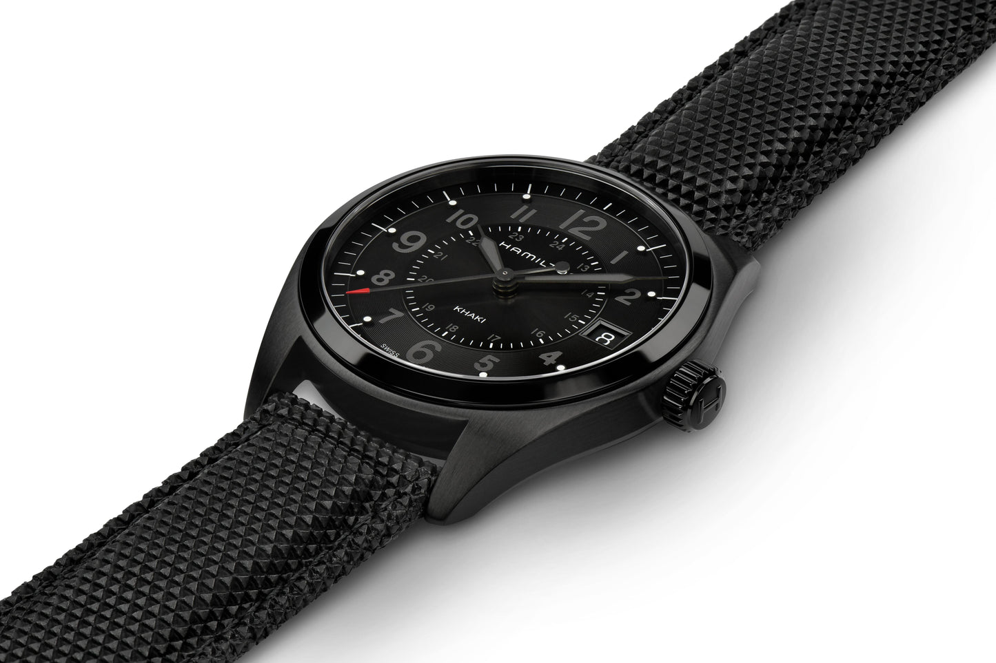 Orologio Hamilton Khaki Field Quartz 40 mm Nero