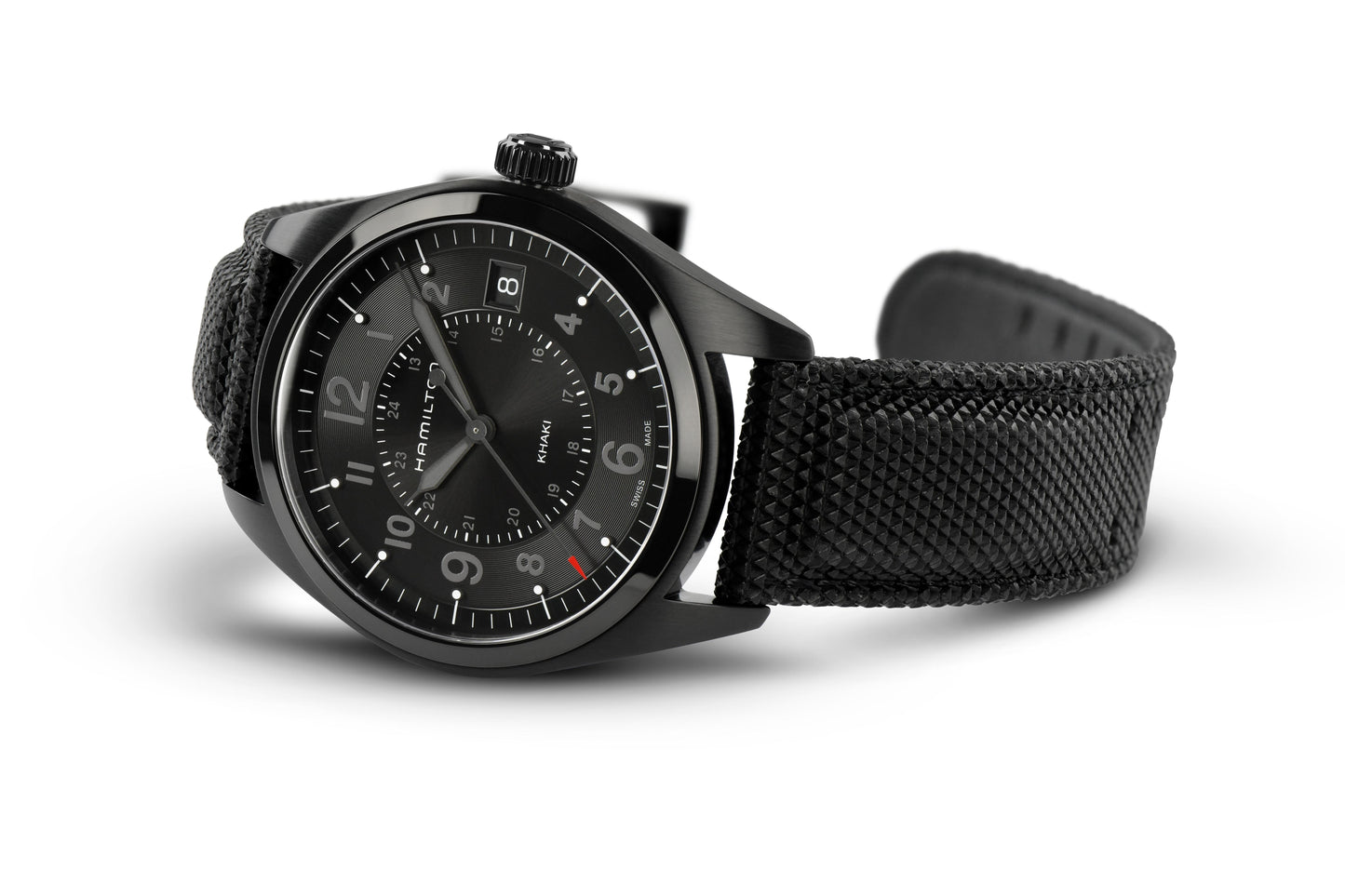 Orologio Hamilton Khaki Field Quartz 40 mm Nero