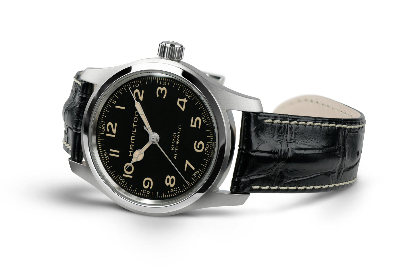 Orologio Hamilton Khaki Field Murph Auto 42 mm Nero