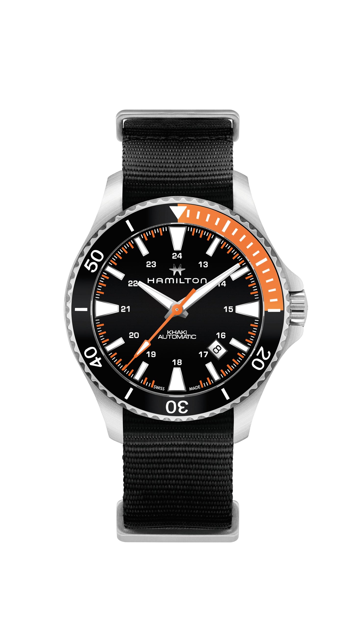 Orologio Hamilton Khaki Navy Scuba Automatico 40 mm Nero