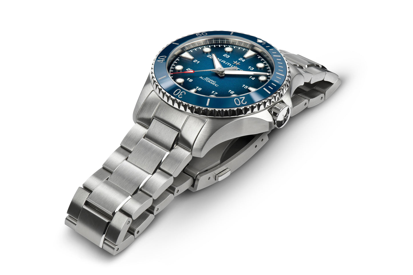 Orologio Hamilton Khaki Navy Scuba Automatico 43 mm Blu