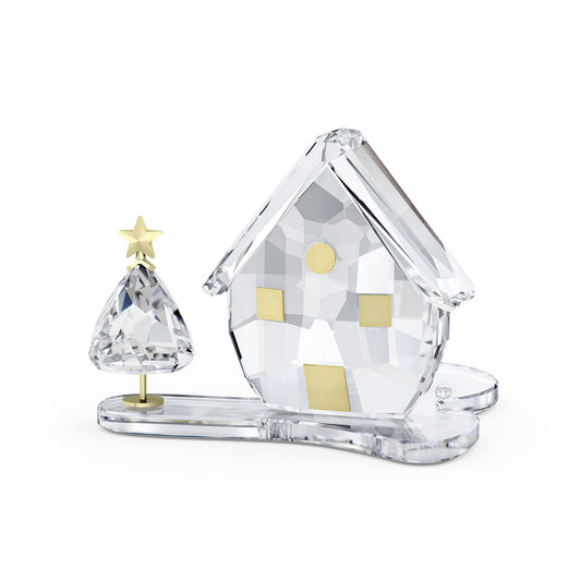 Decorazioni Natalizie Swarovski Holiday Magic Tea Light Holder, Portacandele