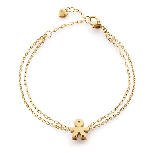 Bracciale Lebebé I Classici Mini 2 Fili Oro Giallo 9 Kt Bimbo