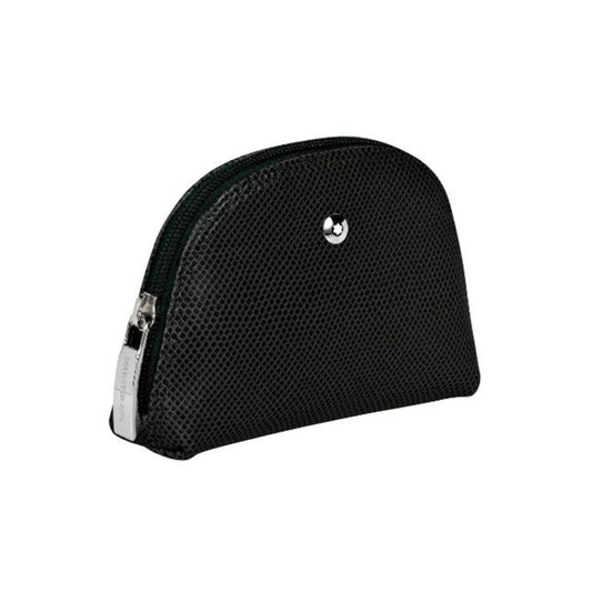 Pochette Montblanc La Vie De Boheme Astuccio Porta Cosmetici Portamonete Piccolo Nero Beige