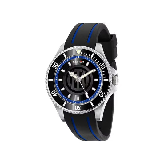 Orologio Sector 230 Inter 43 mm Gomma Nera/Blu