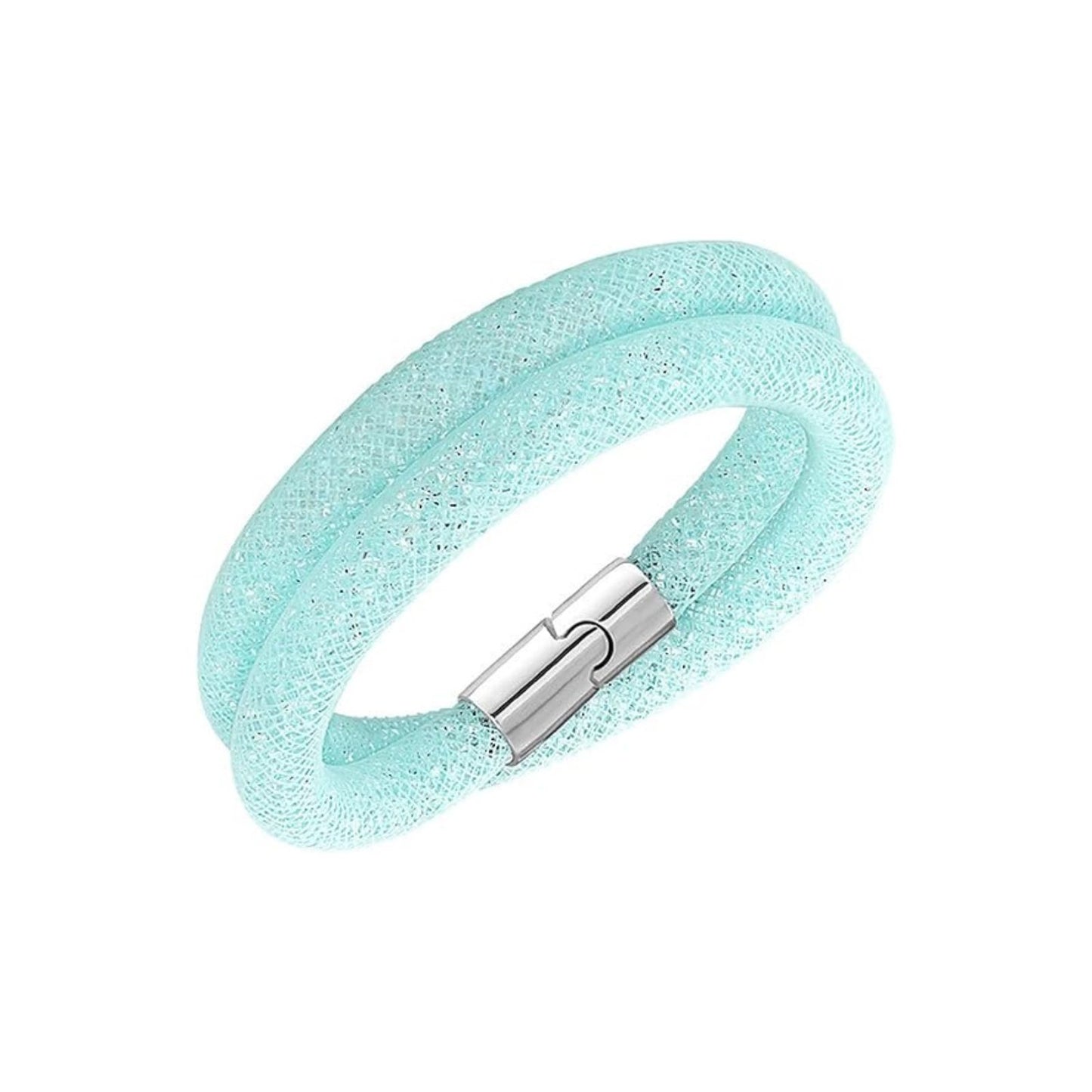 Bracciale Swarovski Stardust Light Blue - Misura M