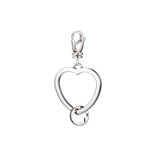 Charms Montblanc Star Charm Argento Cuore Traforato Logo Stella Diamantino