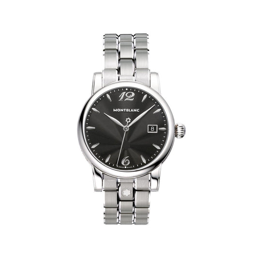 Orologio Montblanc Star Steel 39 mm Braccialato Nero