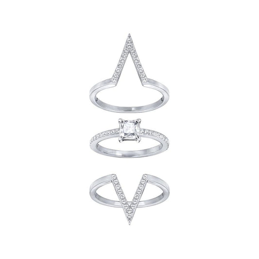 Set 3 Anelli Swarovski Funk - Misura 50