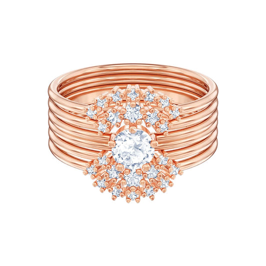 Set 5 Anelli Swarovski Moonsun by Penelope Cruz - Misura 55