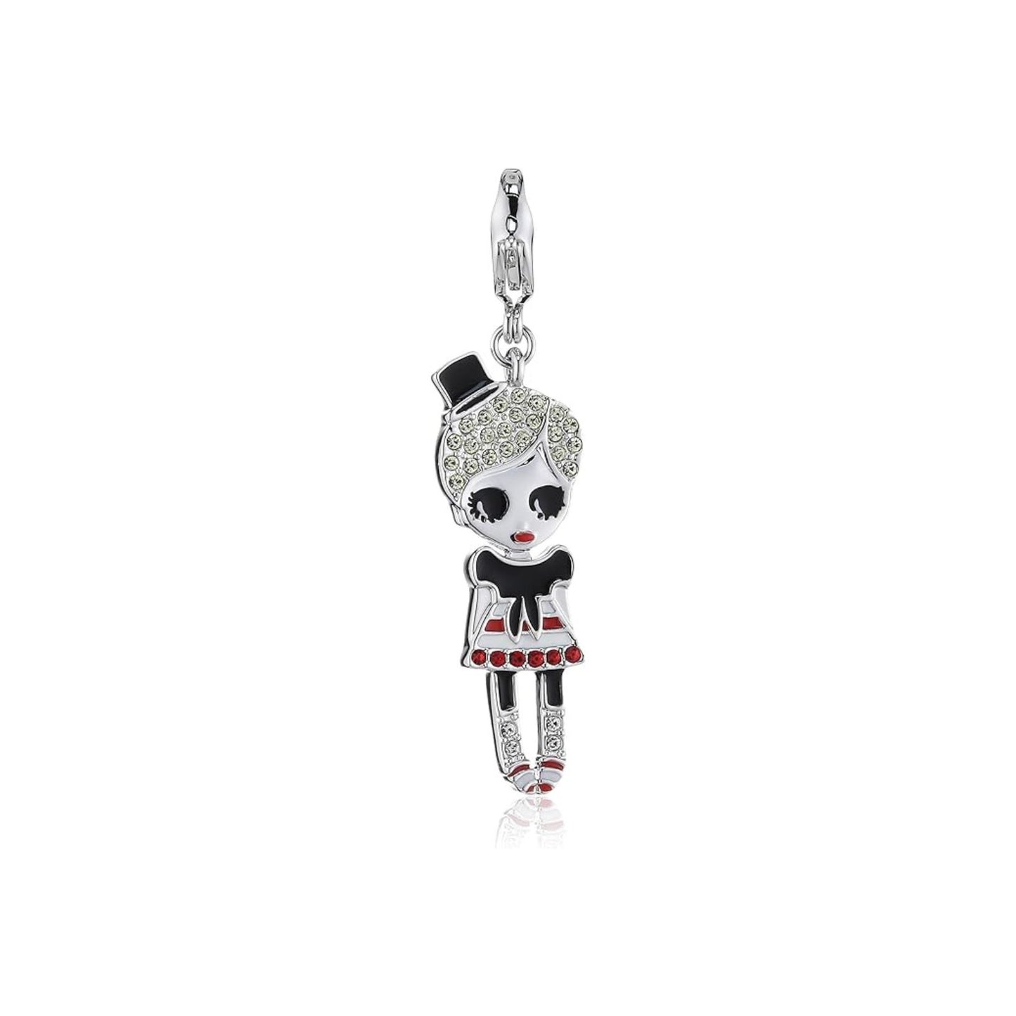 Charm Swarovski London Hat Girl