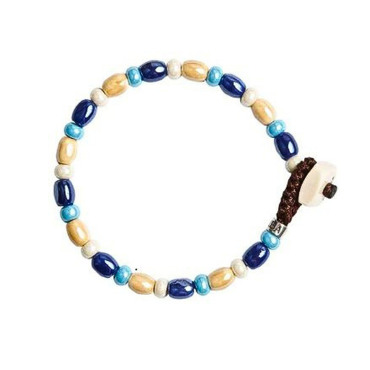Bracciale Gerba Ceramic Barilotti Ceramica Blu e Beige