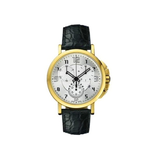Orologio Montblanc Summit Gilt Classique XL 40 mm Pvd Oro Pelle Alligatore Nera