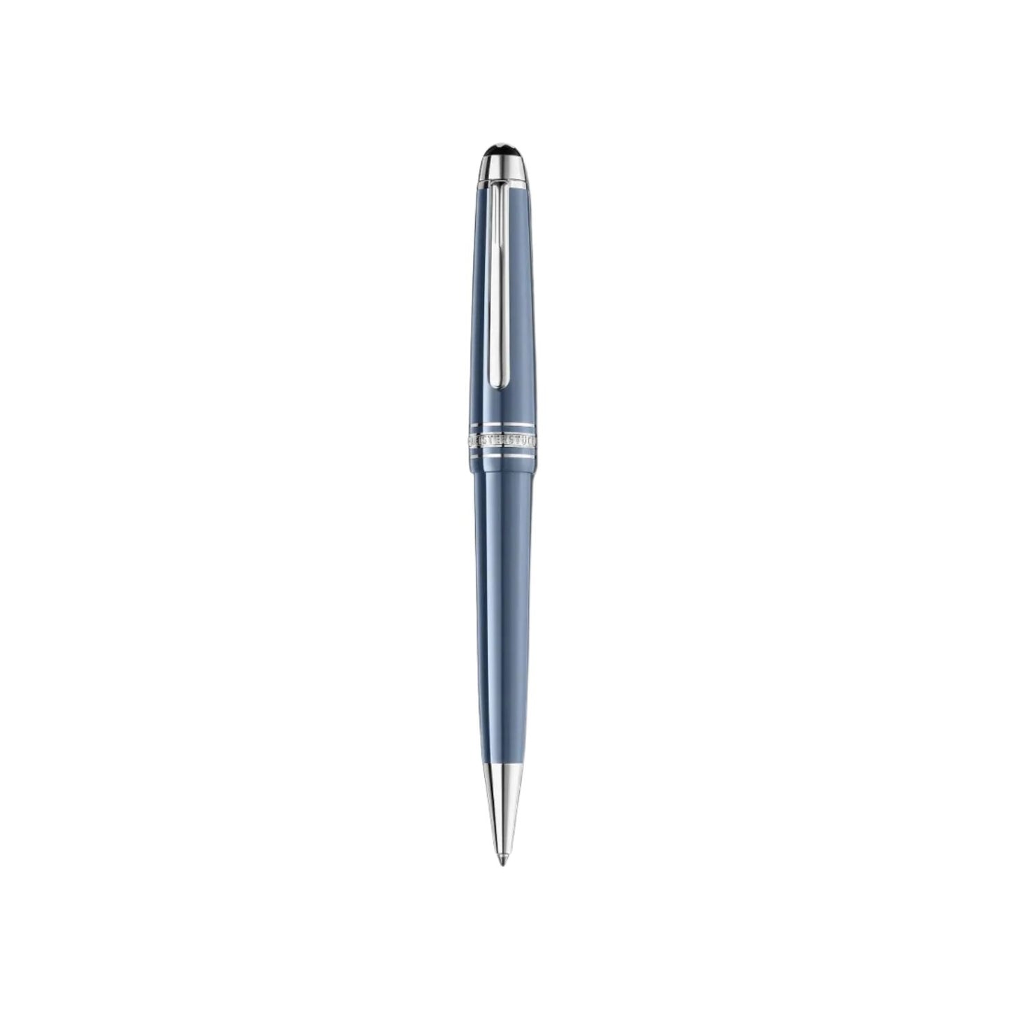 Penna Montblanc Meisterstuck Resin Midsize Glacier Resina Celeste