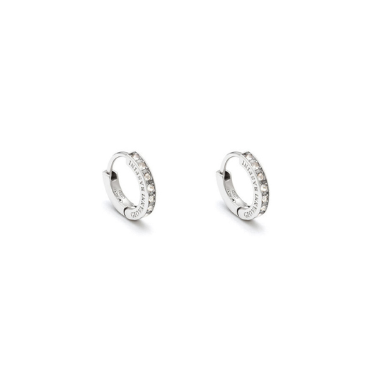 Orecchini Giovanni Raspini Rock Huggie Crystal Piccoli