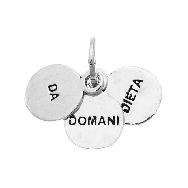 Charms Giovanni Raspini Charm "Da Domani Dieta"