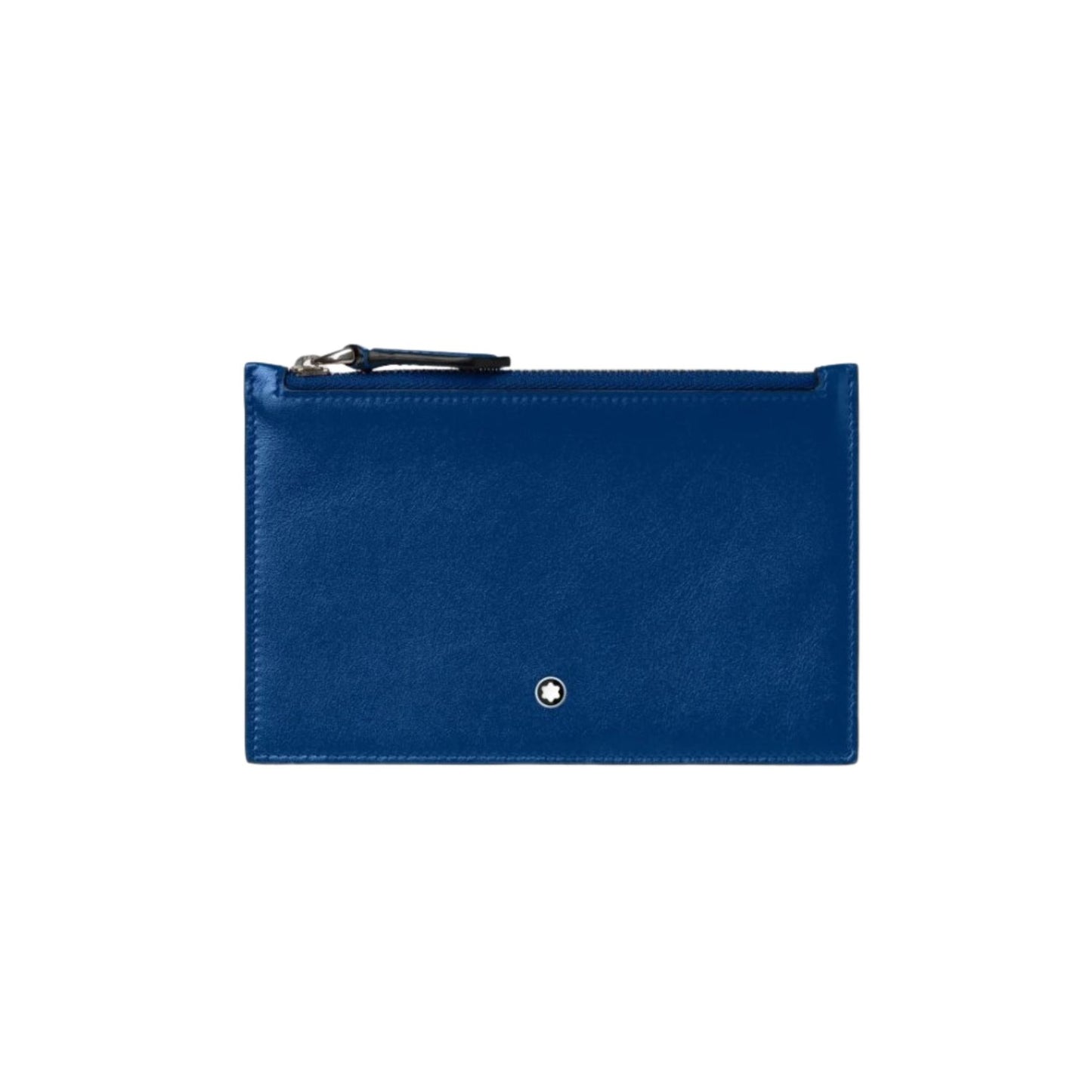 Portadocumenti Montblanc Meisterstuck Con Zip Pelle Blu