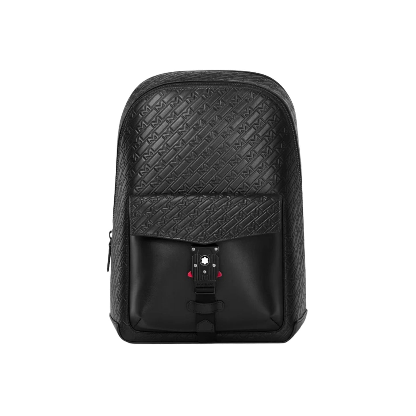 Zaini Montblanc Meisterstuck M Gram Zaino In Pelle Nero