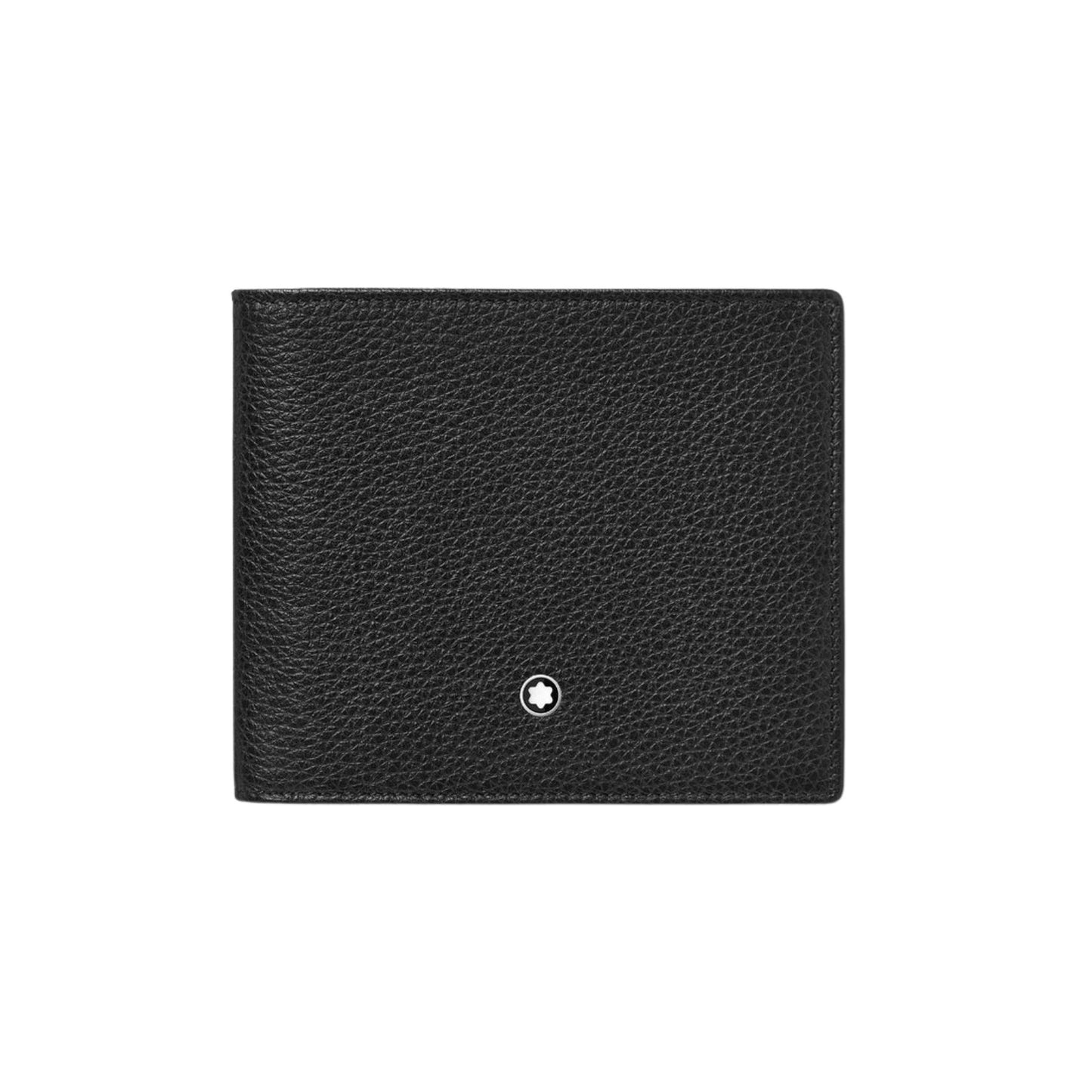 Portafogli Montblanc Soft Grain Portafoglio Scomparti Pelle Nero