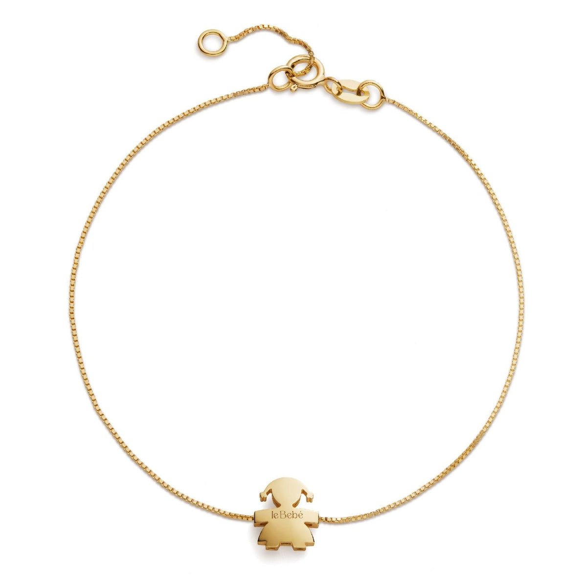 Bracciale Lebebé I Tesorini Oro Giallo 18 Kt Bimba Bombata
