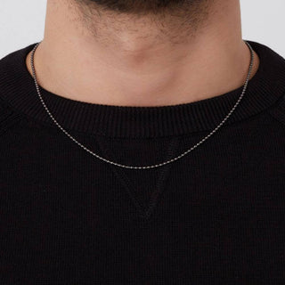 Collana Lebebé Papà Add In Argento Brunito Palline