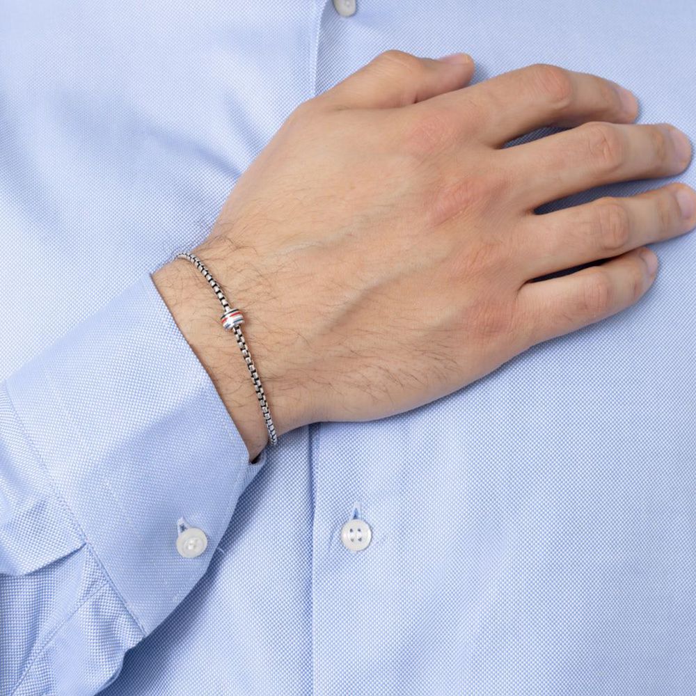 Bracciale Lebebé Papà Add Argento Con Elemento