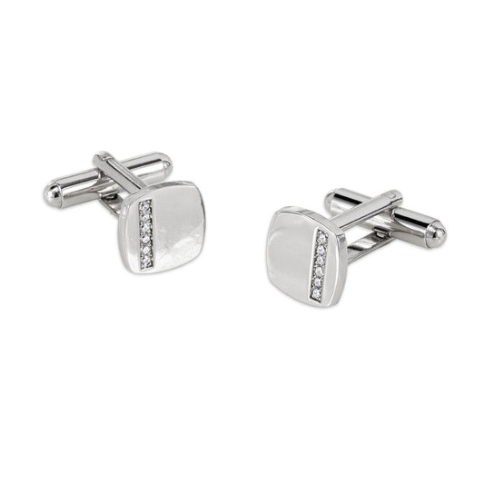 Gemelli Boccadamo Man Quadrati Argento Con Zirconi