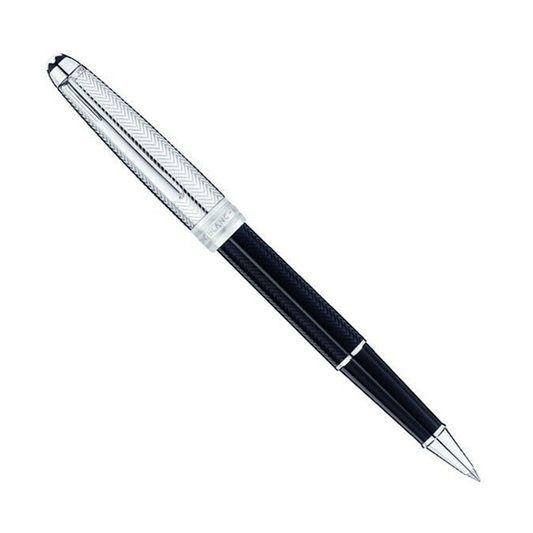 Penna Roller Montblanc Meisterstuck Douè Silver Barley
