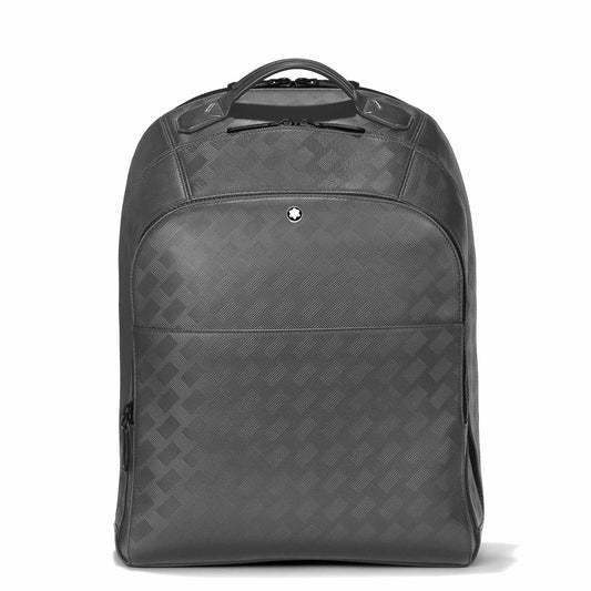 Zaini Montblanc Extreme 3.0 Zaino Grande 3 Scomparti Pelle Nero