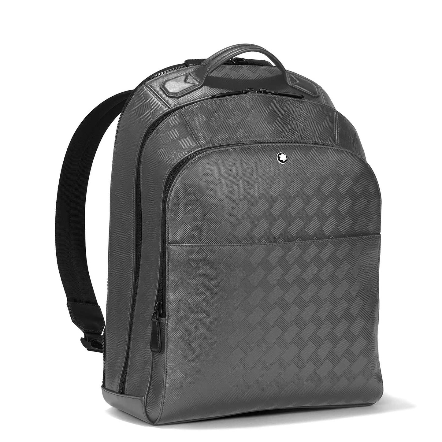 Zaini Montblanc Extreme 3.0 Zaino Grande 3 Scomparti Pelle Nero