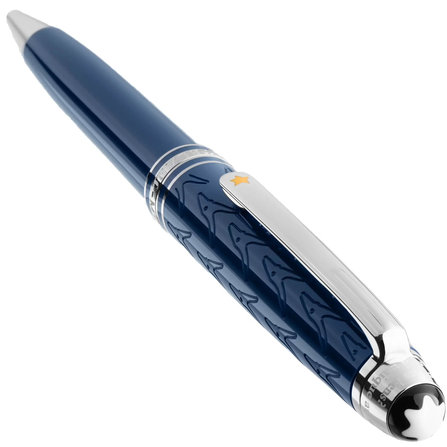 Penna a sfera Montblanc Meisterstuck Petit Prince And Fox Resina Blu