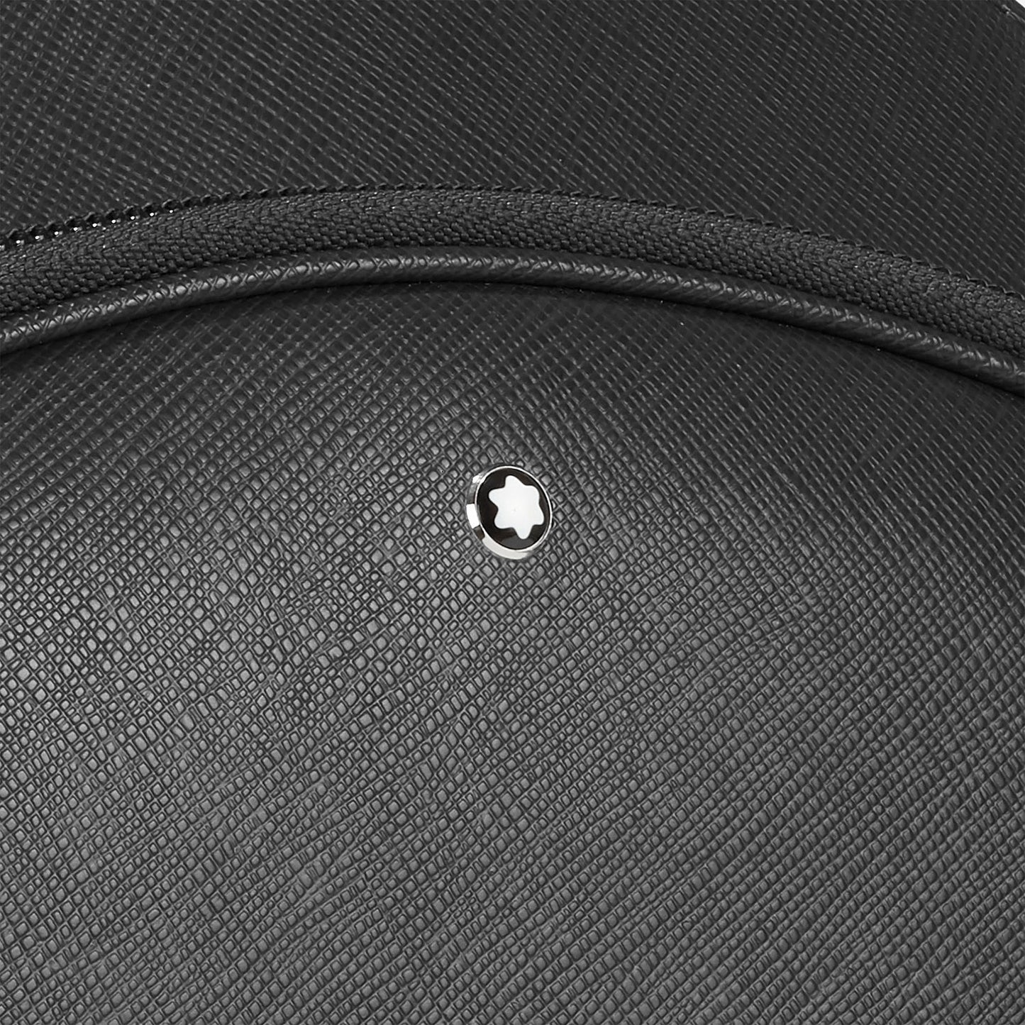 Zaini Montblanc Sartorial Zaino Medio 3 Scomparti Pelle Nero