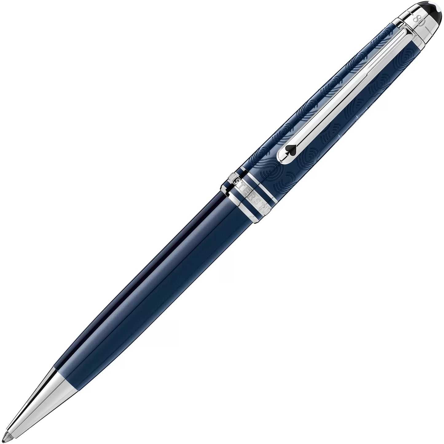 Penna Montblanc Meisterstuck Around The World In 80 Days Resina Blu