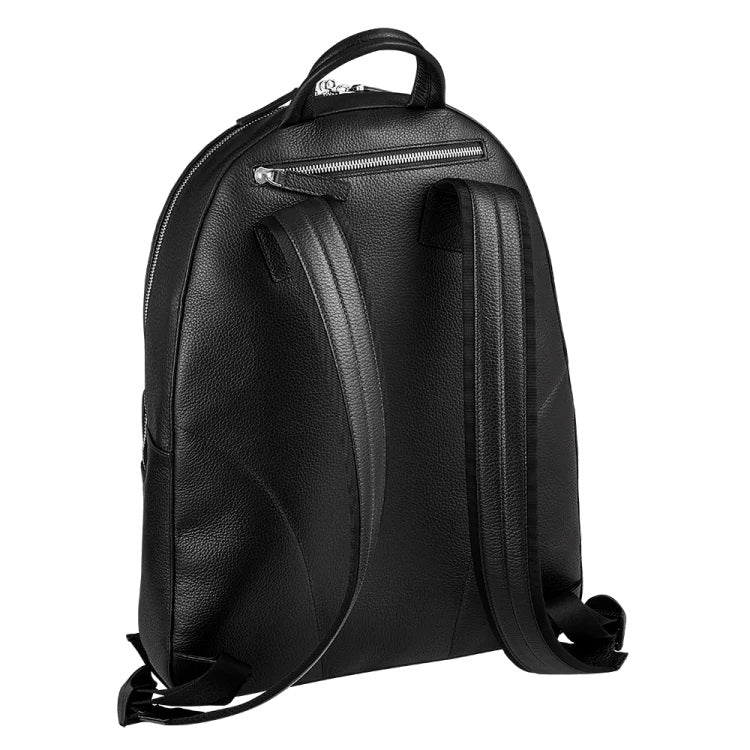 Zaini Montblanc Meisterstuck Soft Grain Zaino in Pelle Nero