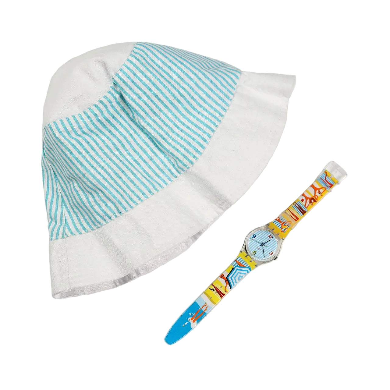 Orologio Swatch Ss Originals Watch Bikini Beach con Cappello GZS 35