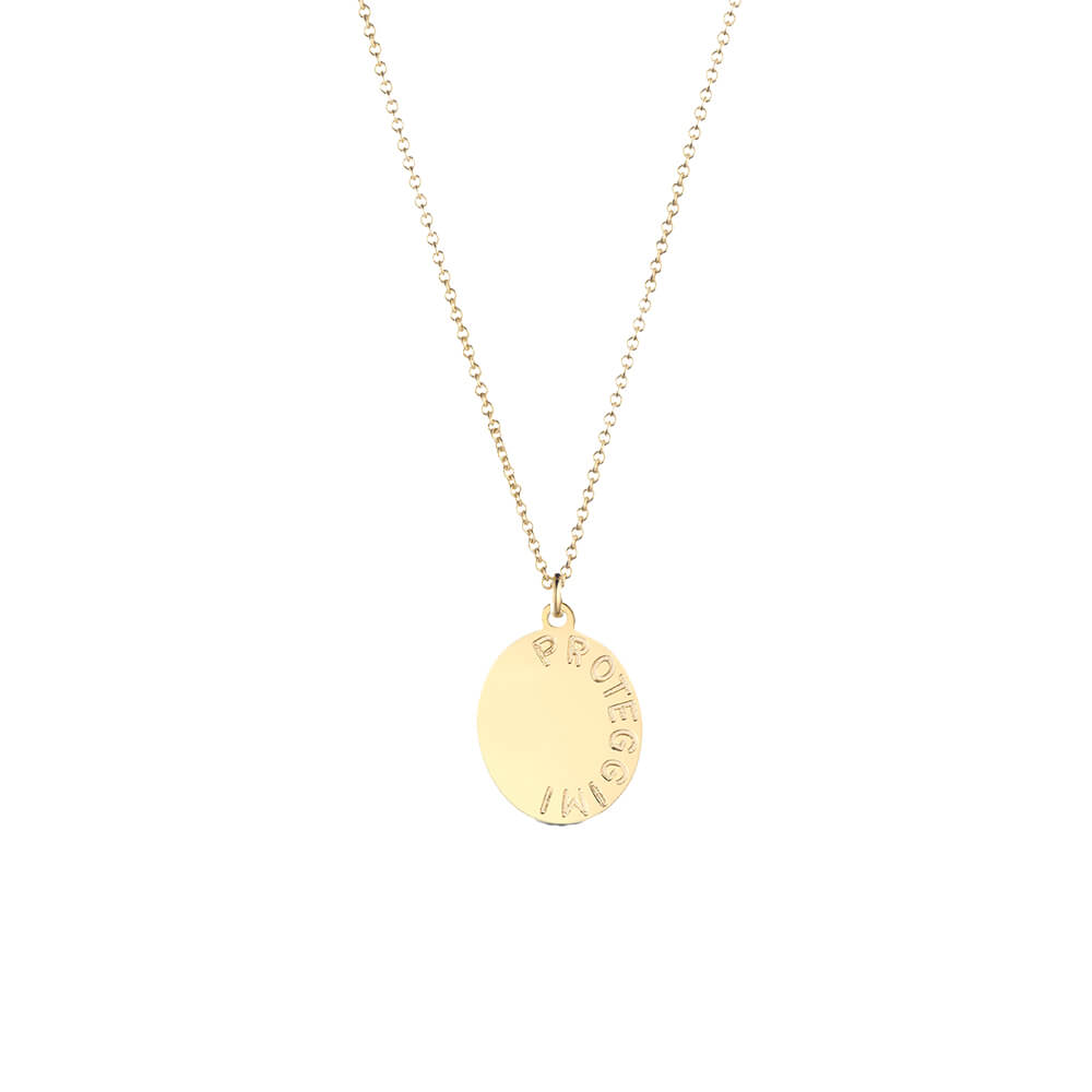 Collana Lebebé Prime Gioie Proteggimi Oro Giallo 9 Kt Pendente Madonnina
