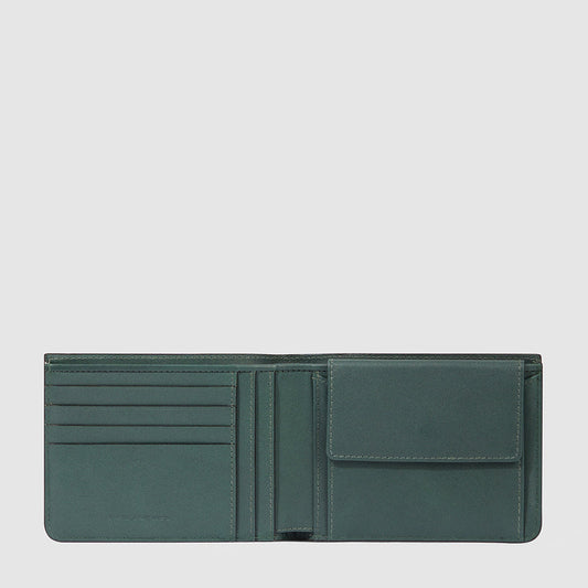 Portafogli Piquadro Portafoglio Uomo Portamonete Portadocumenti In Pelle Verde