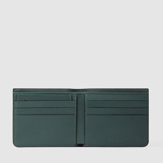 Portafogli Piquadro Portafoglio Uomo Portadocumenti Removibile In Pelle Verde