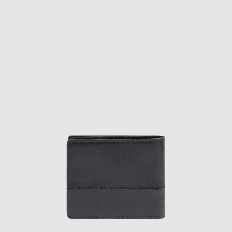 Portafoglio Piquadro Uomo Portamonete Portadocumenti Pelle Nera