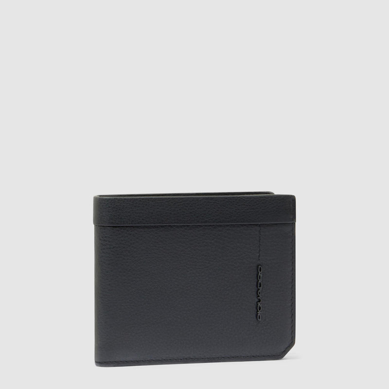 Portafoglio Piquadro Uomo Portamonete Pelle Nera