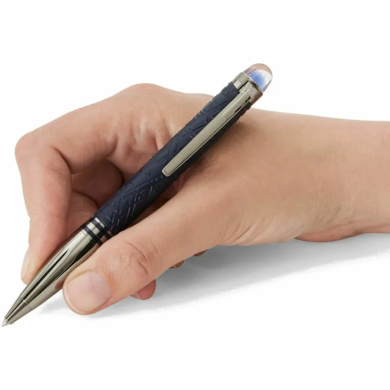 Penne Montblanc Starwalker Spaceblue Doué Resina Blu